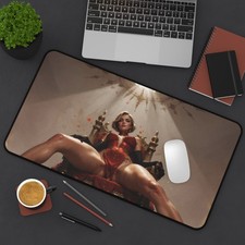 Gamer Desk Mat - Artistic Mouse Pad, Anime Waifu, Gamer Waifu, ecchi