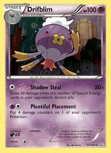 Drifblim Rare Dragons Exalted 51/124 Pokémon TCG