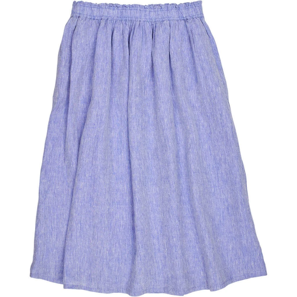 NRBY Blue Linen Skirt