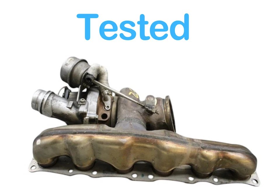 13-15 BMW Active Hybrid 3 Turbocompresor Turbo Cargador Colector de Escape Fabricante Original Foto 3 de 4