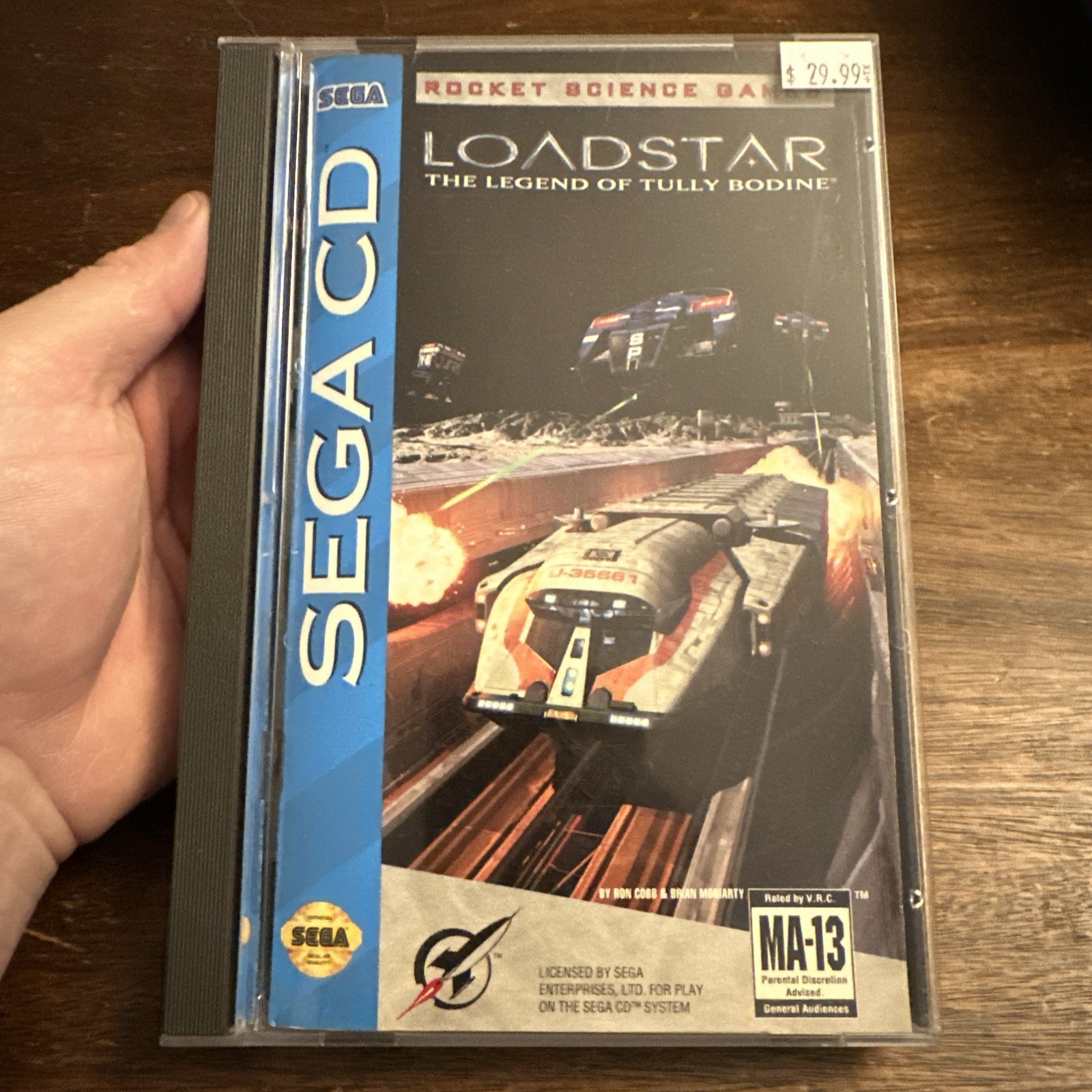 Loadstar: The Legend of Tully Bodine (Sega CD) Complete CIB - Tested - Authentic