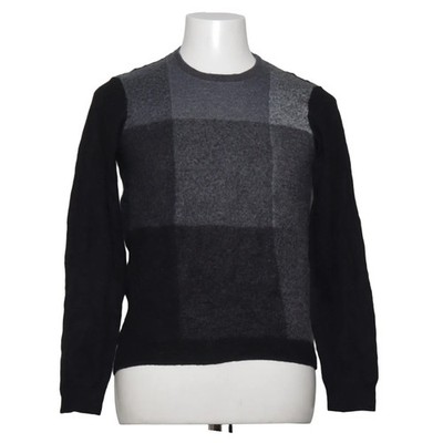 Calvin Klein, Strickpullover, Größe: M, Grau/Schwarz, Acryl/Merinowolle #iyA