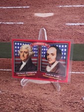 2008 Topps Historical Campaign Match-Ups Thomas Jefferson Aaron Burr #HCM-1800