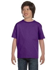 G800B Gildan Youth 50/50 T-Shirt Purple S
