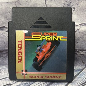 Super Sprint (Nintendo Entertainment System, NES, 1989) Tested W/ Manual & Box