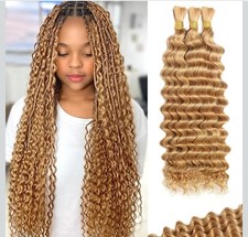 Human Braiding Hair for Boho Braids Human Hair 110g 14 Inch Curly Boho Hair