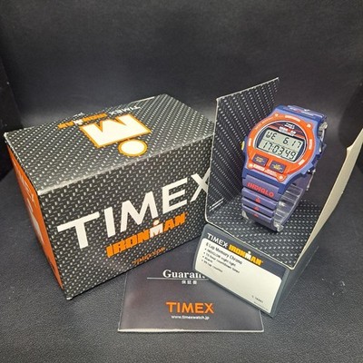 Timex Ironman 8LAP Triathlon Indiglo Uhr D386 694 Vintage Style Limited