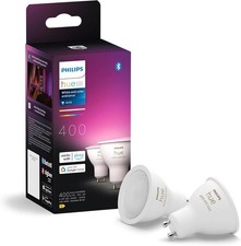 Philips Hue LED GU10 Smart Spotlight 2 Pack White and Colour Ambiance New