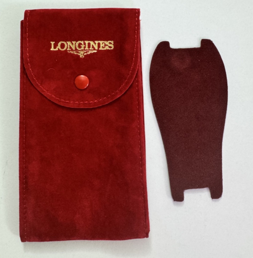 Pochette In Velluto Longines Red Top Condition Original
