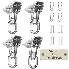 Heavy Duty Swing Hangers for Wooden Sets 2000 LB Capacity Hammock Hanger 360 ...
