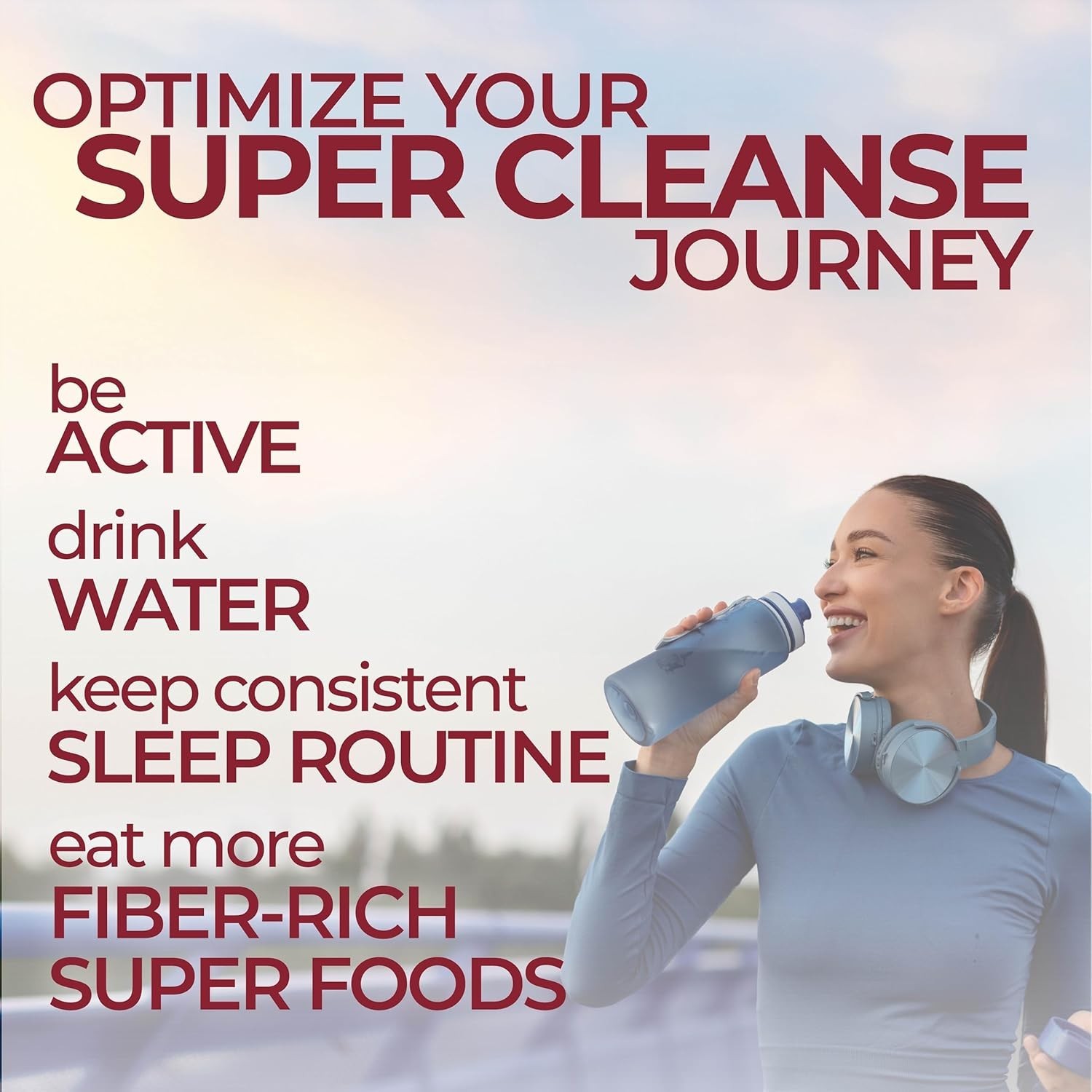 Super Cleanse Juice Powder - 34 Fruits & Veggies for Natural Detox, 14 Servings