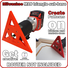 Milwaukee M18 FTR Triangle trim router sub-base - Create patterns – INC P&P