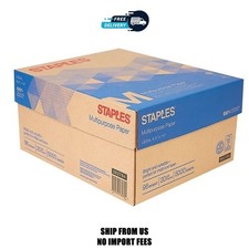Staples 8.5" x 14" Multipurpose Paper, 20 lbs., 96 Brightness, 500/Ream, 10 Ream