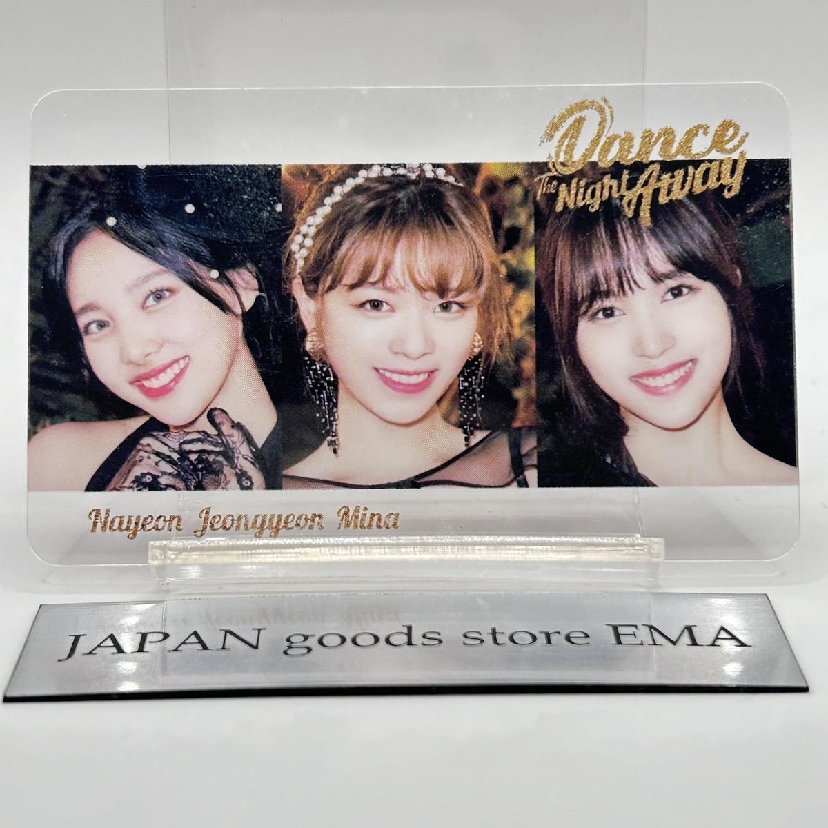 TWICE Ttrading Photo Clear Card Nayeon Jeongyeon Mina Japan