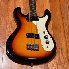 Aria Pro II Bass High Flyer Flier Sunburst Mint w Gig Bag