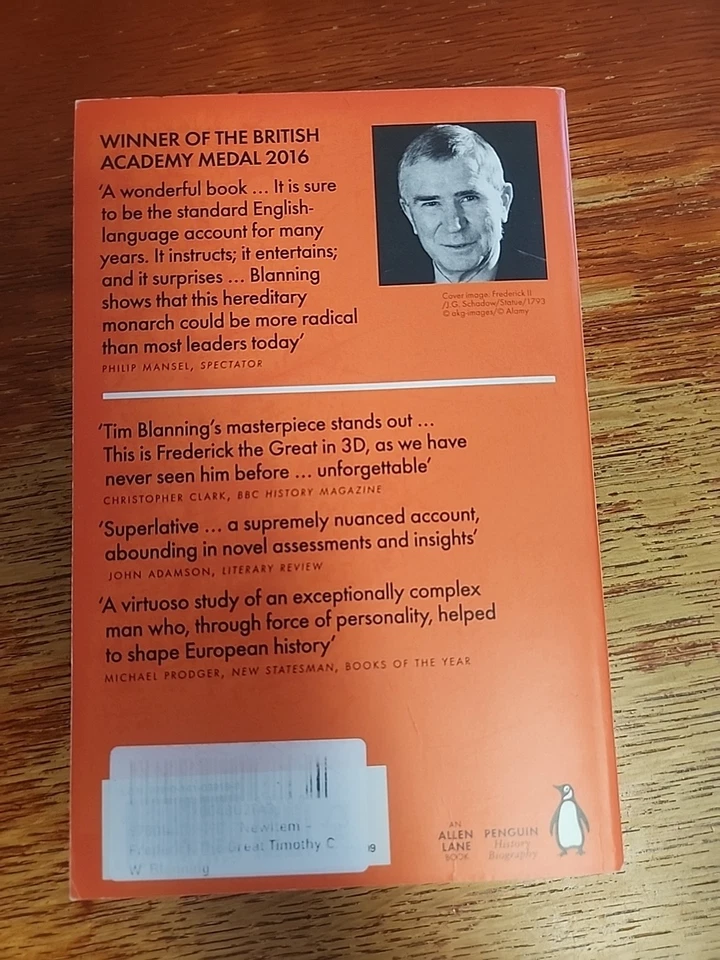 Frederick the Great King of Prussia by Tim Blanning, Trade Pb 2015 - Image 2 of 4