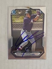H / I - Bowman 1st IP Auto Prospects Rookie RC In Person Autographed Card Chrome