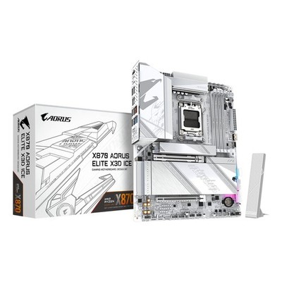 Motherboard AORUS X870 ELITE X3D ICE - ATX - Socket AM5 - AMD X870