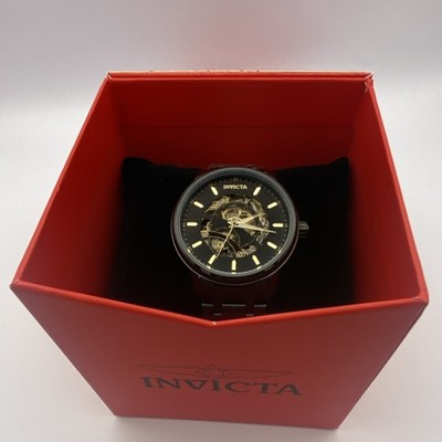**NEW** Invicta Objet D Arta Men's - 43mm, Black w/Gold (69506) - Original Box