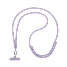 Phone Lanyard Adjustable Crossbody Neck Strap with Tab Purple