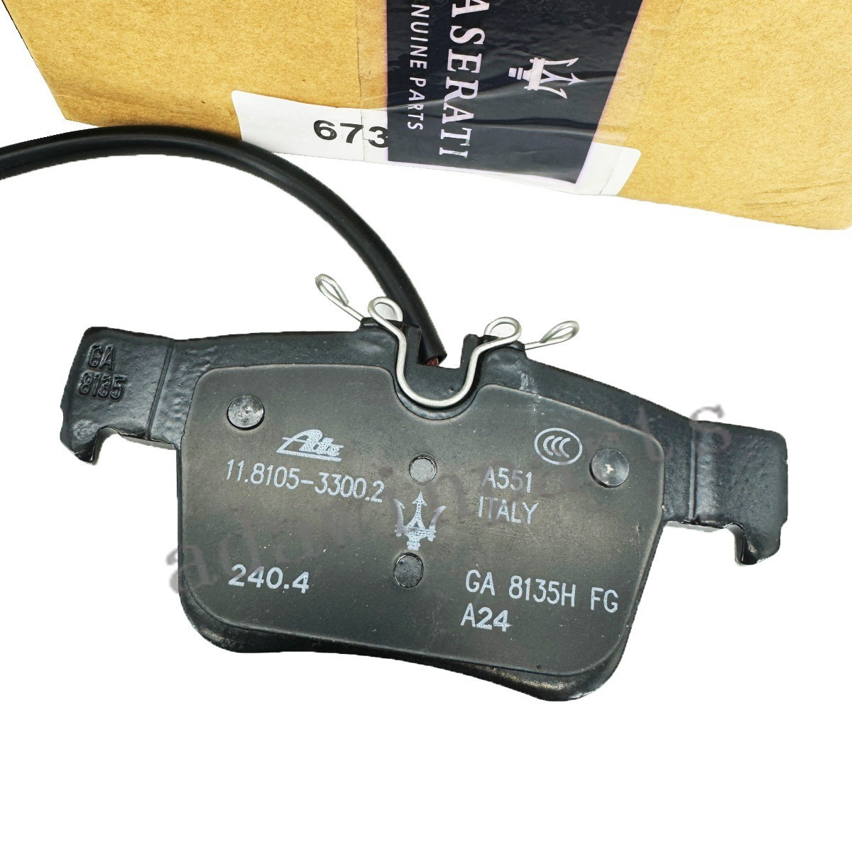 Maserati Levante 2017 FRONT Brake pad P/N 673004427