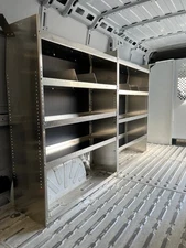 Set of 2 Aluminum Shelving Units for RAM ProMaster Van