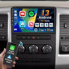 10.1 Radio For Dodge Ram 1500 2500 2009-2012 Android 13 Carplay Car Gps Stereo