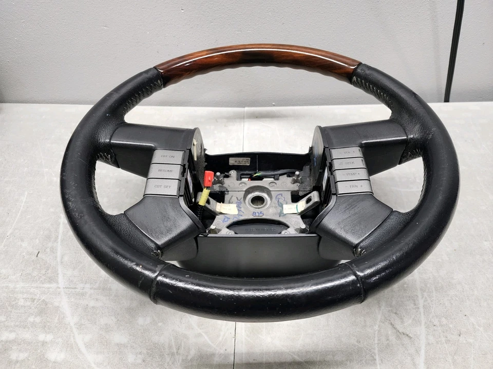 Volante Lincoln Mark LT 2006 2007 2008 Woodgrain negro 06 07 08 Mark LT Foto 3 de 4