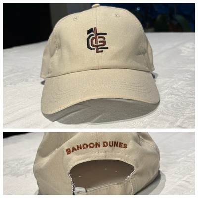 Bandon Dunes Golf Resort Hat Cap Adj Beige Embroidered Imperial