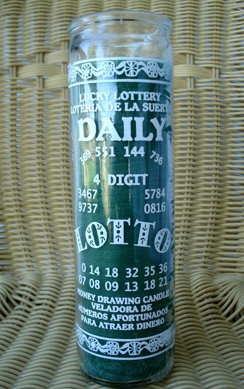 LUCKY LOTTERY  DAILY LOTTO MONEY DRAWING  CANDLE    7 DAY CANDLE