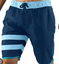 Kanu Surf Men's Carter Swim Trunks. 11" Inseam. XL Style 7359. Elastic Tie Waist