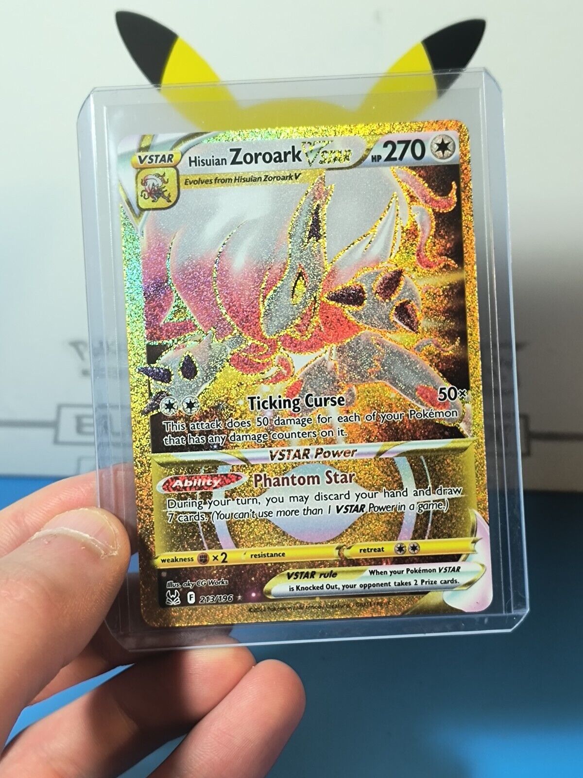 Zoroark de Hisui-V-ASTRO / Hisuian Zoroark-VSTAR (213/196)