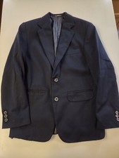 Van Heusen Suit Jacket Size 14 Boys Regular Navy Blue
