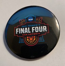 Final Four 2021 femenino NCAA 2,25" botón pin baloncesto universitario locura de marzo