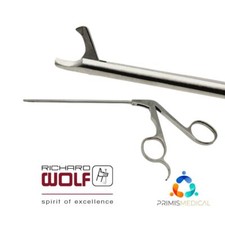 Richard Wolf 8488.04 Hook Scissors 3.4mm Jaw Straight 8-7/8"