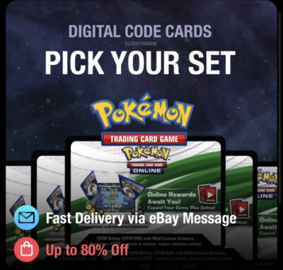 Pokemon TCG Online Code Cards - Unused - Pick Your Set  FAST CODE  DELIVERY  | eBay