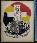 Original ww2 poster JO Maes 1945 Concentration Camps KZ Prisoner memorial — photo 1