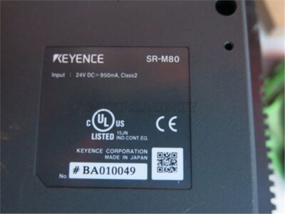 Used 1Pcs Keyence SR-M80 10Base-T 100Base-Tx Plc Module ia