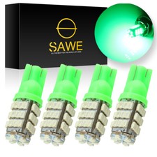 4 X Sawe Green Canbus T10 168 194 192 921 Led Dome Map Side Wedge Light Bulb 4 X Sawe Green Canbus T10 168 194 192 921 Led Dome Map Side Wedge Light Bulb