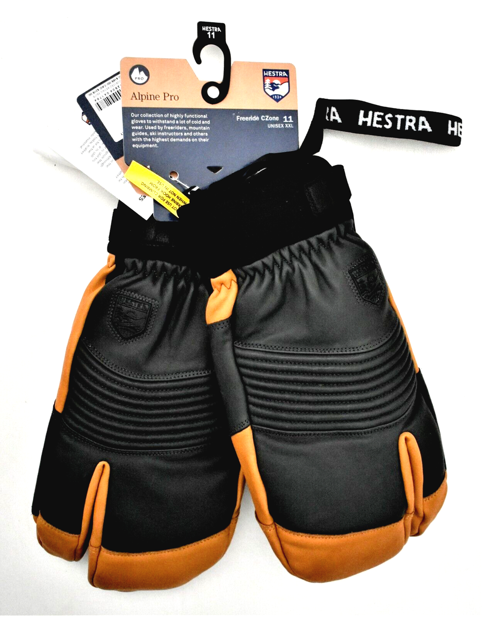 Hestra Freeride CZone Pro 11 XXL Leather Ski Snowboard Glove 3