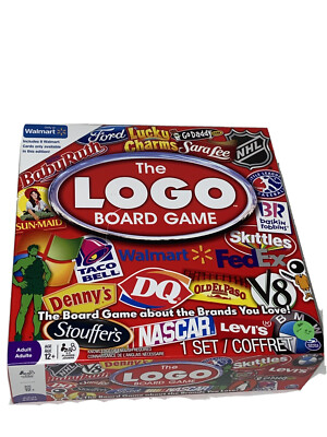 NEW Sealed LOGO Board Game -  Spinmasters The Game about Brands (bin 100)