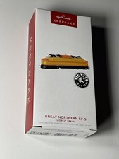 2022 Hallmark GREAT NORTHERN EP-5 Lionel Trains LIMITED EDITION GOLD ORNAMENT