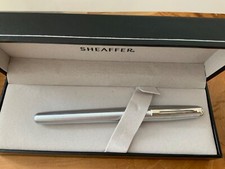 Sheaffer Prelude 340 Brushed Chrome CT RRP £65 Broad(New)Deluxe Box