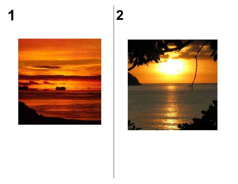 60  AWESOME SUNSET RETURN ADDRESS LABELS MANY CHOICES, FREE SHIPPING - Image 2 of 4