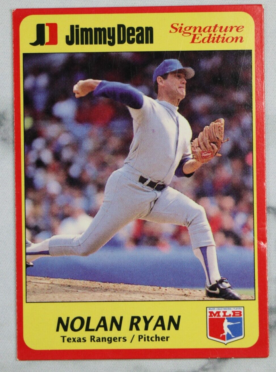 1991 Jimmy Dean Nolan Ryan #24 Signature Edition Baseball Card - Good Condition