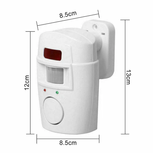 1-4X PIR Wireless Motion Sensor Alarm Remote Controls Home Shed Garage Security - Picture 2 of 24