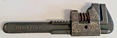 Gordon Tools Monkey Schraubenschlüssel 7,5'' Rohrschlüssel Vintage Schraubenschlüssel 