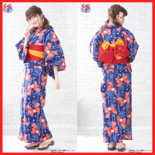 【超希少品】Die schönsten Kimonos Sailor Moon Yukata & Obi Set KIMONO 25th Anniversary Limited