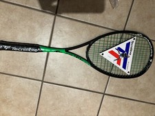 Tecnifibre Squash Racquet Suprem 125 CurV with Black Cover Zipper Carrying Case