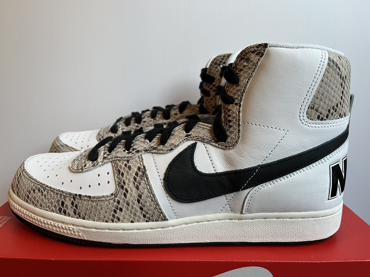 Nike Terminator High 'Cocoa Snake' White Black FB1318-100 Men's